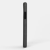 Coques Case-Mate iPhone Micro Motif en métal foncé portatif Coque-Mate iPh (Dos/Droite)