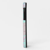 Coques Case-Mate iPhone Microbiologie dans le bleu (Dos/Gauche)