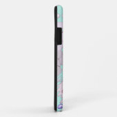Coques Case-Mate iPhone Microbiologie dans le bleu (Dos/Droite)