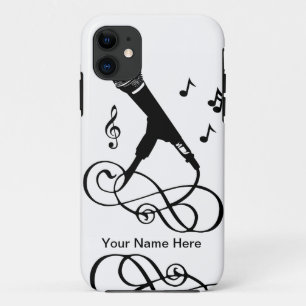 Etui iPhone Case-Mate Microphone musical de musique de musicien du