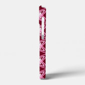 Coques Case-Mate iPhone Mid Century Modern Atomic Print - Vin Bourgogne (Verso / Gauche)
