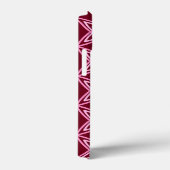 Coques Case-Mate iPhone Mid Century Modern Atomic Print - Vin Bourgogne (Verso / Droite)