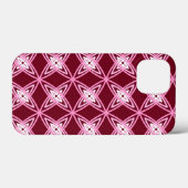 Coques Case-Mate iPhone Mid Century Modern Atomic Print - Vin Bourgogne (Verso (horizontal))