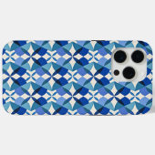 Coques Case-Mate iPhone Mid-Century Modern Blue (Verso (horizontal))