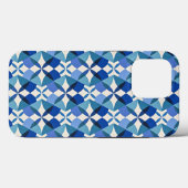 Coques Case-Mate iPhone Mid-Century Modern Blue  (Verso (horizontal))