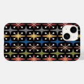 Coques Case-Mate iPhone Mid Century Modern Starburst Pattern (Verso (horizontal))