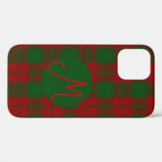 Coques Case-Mate iPhone Middleton Tartan Monogrammé (Verso (horizontal))
