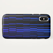 Coques Case-Mate iPhone Midnight Blue Unique Moderne Motif Cool (Dos (Horizontal))