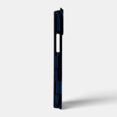 Coques Case-Mate iPhone Midnight Blue Unique Moderne Motif Cool (Verso / Droite)