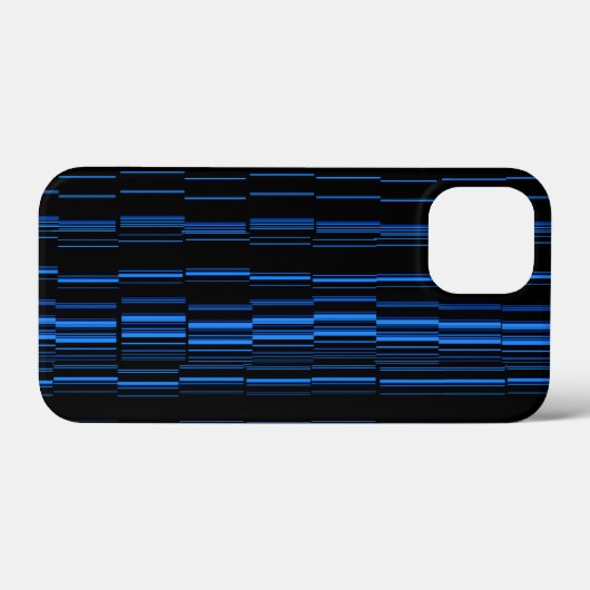 Coques Case-Mate iPhone Midnight Blue Unique Moderne Motif Cool (Verso (horizontal))