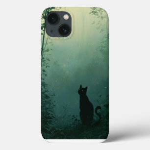 Case-Mate iPhone Case Midnight Familiar – Art Fantastique avec Chat