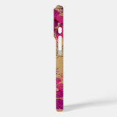 Coques Case-Mate iPhone Midnight Garden Hawaii Faux Wood Pink (Verso / Gauche)