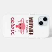Coques Case-Mate iPhone Midwoman à votre Cervix Midwives Midwifery (Verso (horizontal))