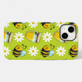 Coques Case-Mate iPhone Miel d'abeille jaune | iPhone 14 Coque-Mate (Verso (horizontal))
