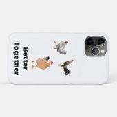 Coques Case-Mate iPhone Mieux Ensemble. poulets, humour, drôle (Dos (Horizontal))