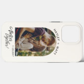 Coques Case-Mate iPhone Mieux Ensemble Script Fiançailles photo personnali (Verso (horizontal))