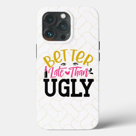 Coques Case-Mate iPhone Mieux vaut tard qu'affreux (Verso)