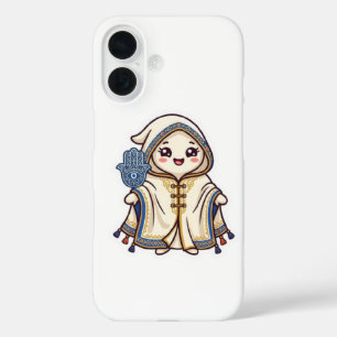 Coques iPhone 16 Mignon Barnous Marocain Kawaii et Main de Khamsa