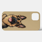 Coques Case-Mate iPhone Mignon berger allemand (Verso (horizontal))