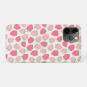 Coques Case-Mate iPhone Mignon et fruité Fraise Rose (Dos (Horizontal))