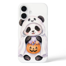 Mignon fantôme d'Halloween Panda Citrouille Candy