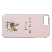 Coques Case-Mate iPhone mignon français bulldog frenchie maman personnalis (Dos (Horizontal))