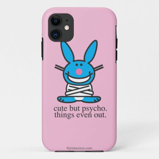 Coques Case-Mate iPhone Mignon mais psychopathe (Dos)