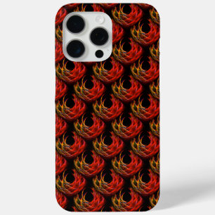 Coque iPhone 15 Pro Max Mignon Moderne Boho Élégant Motif d'Art Abstrait #