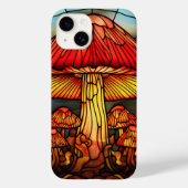 Coques Case-Mate iPhone mignon motif de champignons tachés (Verso)