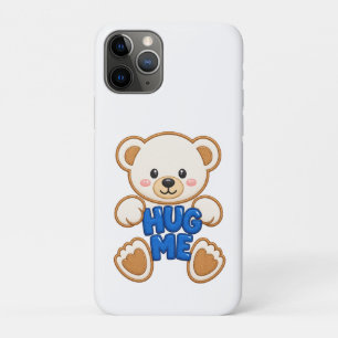 Case-Mate iPhone Case Mignon Ours en Peluche Fais Moi un Câlin Broderie