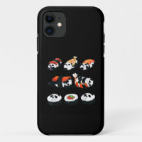 Mignon Sushi Panda Câlin Maki Amoureux Drôle Kawai