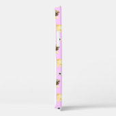 Coques Case-Mate iPhone Mignonne chien Carlin J'aime maman rose (Verso / Droite)