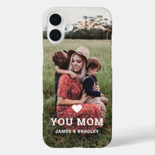 Coques iPhone 16 Plus Mignonne COEUR T'AIME MÈRE Fête des Mères Photo