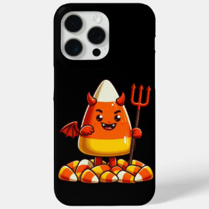 Coque iPhone 15 Pro Max Mignonne Halloween monstre de maïs bonbon
