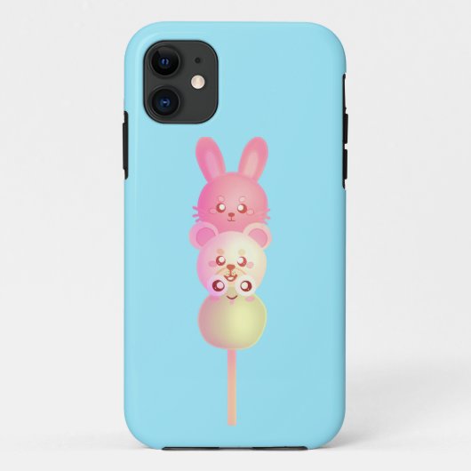 Coques Case-Mate iPhone Mignonne Lapin, Ours Et Grenouille Dango (Dos)