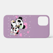 Coques Case-Mate iPhone Mignonne Mère Fille Panda Ours Pique-nique par Lea (Verso (horizontal))