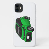 Coques Case-Mate iPhone Mignonne micro-voiture verte (Dos)