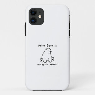 Case-Mate iPhone Case Mignonne Ours Polaire Est Mon Esprit Ours Animal O