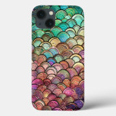Coques Case-Mate iPhone Mignonne Parties scintillant Sirène échelles vert  (Verso)