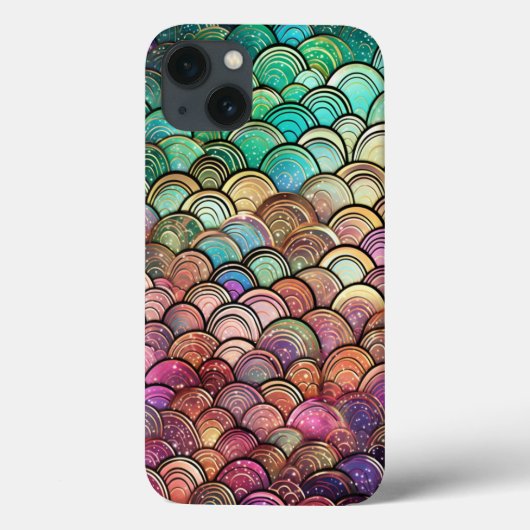 Coques Case-Mate iPhone Mignonne Parties scintillant Sirène échelles vert  (Verso)