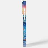 Coques Case-Mate iPhone mignonne plage sirène amoureux ajouter nom (Verso / Gauche)