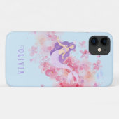 Coques Case-Mate iPhone Mignonne sirène sous la mer pour les filles (Dos (Horizontal))