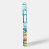 Coques Case-Mate iPhone Mignonne tortue de mer (Verso / Gauche)