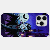 Coques Case-Mate iPhone Mignonne, whimsical Halloween vampire (Verso (horizontal))