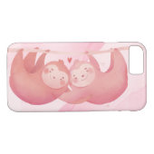 Coques Case-Mate iPhone Mignonnes Fentes En Amour (Dos (Horizontal))