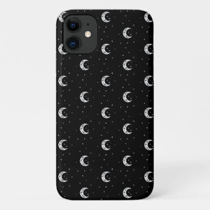 Case-Mate iPhone Case Mignonnes Lunes et Étoiles en noir et blanc