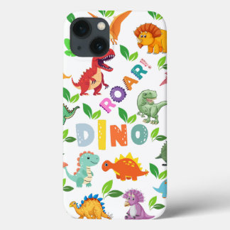 Case-Mate iPhone Case Mignonnes sortes de Dinosaures sans joint