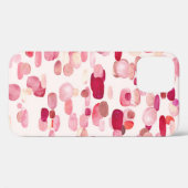 Coques Case-Mate iPhone Mignonnes Zones Rouges Roses Simples (Verso (horizontal))