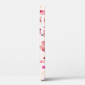 Coques Case-Mate iPhone Mignonnes Zones Rouges Roses Simples (Verso / Gauche)
