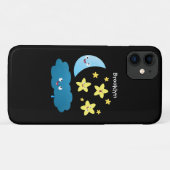 Coques Case-Mate iPhone Mignons étoiles chantant, lune et bande dessinée d (Dos (Horizontal))